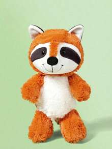 POKOJA LAND 25 厘米/9.8 英寸可爱浣熊毛绒动物小浣熊毛绒玩具灰色浣熊毛绒玩具柔软林地浣熊毛绒动物玩偶适合婴儿儿童女孩男孩孩子生日节日装饰家居圣诞礼物 - 彩色 - 查看 5
