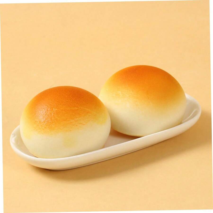 Vaguelly 4-Piece Artificial Bread Model Set, Realistic PU Artificial Bread Decoration, Home Kitchen And Photography Props, Suitable For Interior Decoration And Teaching Tools - Multicolor - View 1