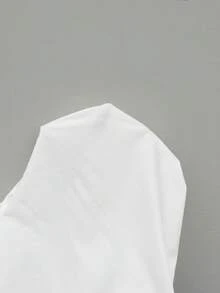 Muchica Damtröja med fladdermusärm, trendig och mångsidig passform - Vitt - Visa 7