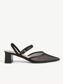 CUCCOO CHICEST Giày sandal cao gót dành cho nữ - màu đen - Xem 3