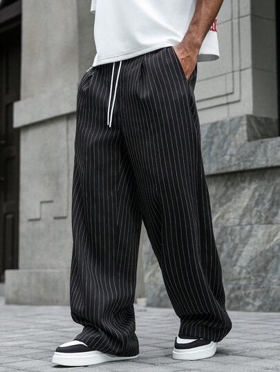 PAVTROS Men's Striped Casual Streetwear Pants