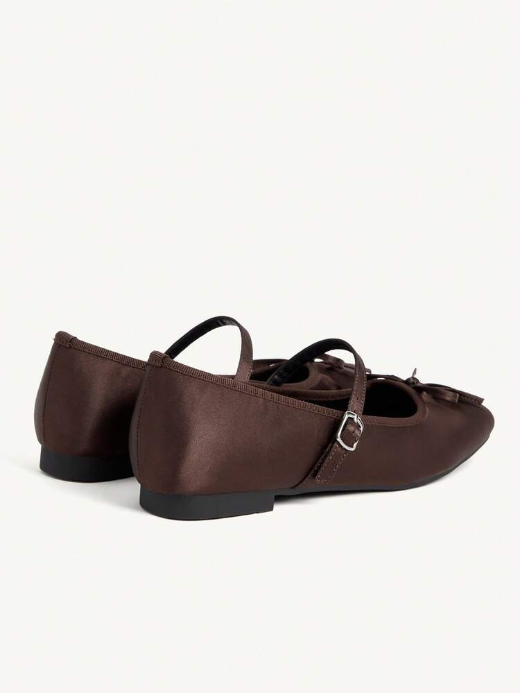 CUCCOO CHICEST Women Shoes Fashionable Women's Flat Shoes Comfortable Casual Versatile Holiday Dating Elegant Wear Bow Design, College Style Wear, Commuting Daily, Dating Out Of The Street, Sweet Cool Style Women's Shoes