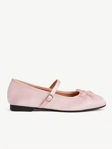 CUCCOO CHICEST Giày nữ thời trang, giày bệt nữ thoải mái, giày casual đa năng, giày đi nghỉ mát, giày hẹn hò, giày thanh lịch, thiết kế nơ, giày phong cách sinh viên, giày đi làm hàng ngày, giày hẹn hò ngoài phố, giày nữ phong cách ngọt ngào và cá tính. - Hồng - Xem 3