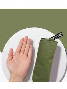 3pcs Quick Dry Camping Towels, Super Soft Microfiber Travel Towels, 1 Pack 3 Sizes, Quick Dry Towel Set, Suitable For Camping, Beach, Gym, Sports, Yoga And Swimming Pool, Essential For Outdoor Activities And Beach In Spring - Olive Green - View 3