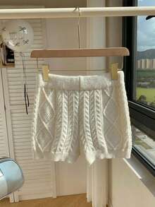 Comfortcana Bộ quần áo len và quần short cạp cao màu trơn có dây rút (Mùa xuân/Hè), thích hợp cho kỳ nghỉ hè, đi làm hàng ngày, hẹn hò, tụ họp, mùa thu/đông/hè, Giáng sinh, Năm mới, Lễ Tạ ơn, tiệc tùng, đám cưới, bãi biển, lễ tốt nghiệp, thời trang, thanh lịch, thường ngày, đi chơi, hẹn hò, đặt chỗ, đi làm, sáng bóng, Ngày lễ tình nhân, sang trọng, kỳ nghỉ, thường ngày, Y2K, đi chơi, lễ tốt nghiệp, v.v. - Nhiều màu - Xem 2