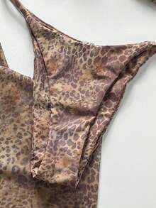 Swim Vcay Multicolor Halter Rhinestone Textured Pattern Bikini Set With Long Thongs Skirt For Women - Multicolor - View 6