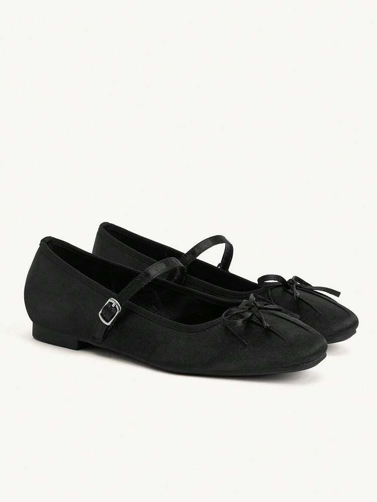 CUCCOO CHICEST Women Shoes Fashionable Women's Flat Shoes Comfortable Casual Versatile Holiday Dating Elegant Wear Bow Design, College Style Wear, Commuting Daily, Dating Out Of The Street, Sweet Cool Style Women's Shoes