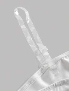 Girlism 少女白色甜美可爱时尚短款修身休闲度假简约舒适无袖不对称下摆背心 - 白色 - 查看 5