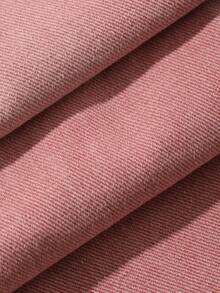 Livesso Quần jeans nữ màu hồng nhạt, dáng rộng, phong cách thường ngày, kiểu rách nhẹ, chất liệu cotton, hàng mới về mùa xuân/hè. - Hồng - Xem 10
