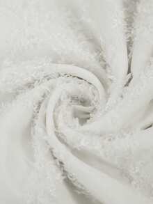 Lounesse 大码女式镂空纹理吊带背心，休闲通勤装，杏白色 - 杏色 - 查看 7