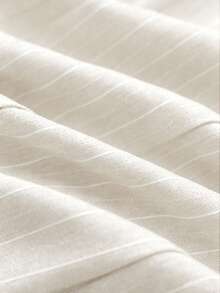 Franclia 女士条纹短款西装外套 - 米色 - 查看 3