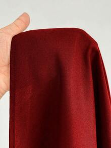 Maweii Plus Size Turndown Collar Hidden Placket Side Hollow Bow Tie Elegant Sexy Blouse - Burgundy - View 7