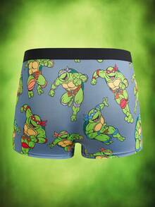 TEENAGE MUTANT NINJA TURTLES | SHEIN 男士平角内裤 - 忍者神龟 - 白色 - 查看 7