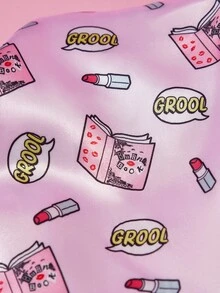 Mean Girls | SHEIN Women Hair Bonnets - 粉色 - 查看 6