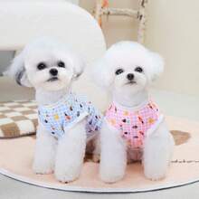 PETSIN Quần áo thú cưng mùa xuân mới, đồ dùng cho thú cưng, quần áo cho thú cưng, áo ba lỗ cho chó, áo thun cho mèo, trang phục cho gấu bông, trang phục cho động vật nhỏ, áo ba lỗ thường ngày mát mẻ, quần áo cho chó, quần áo cho mèo, áo ba lỗ hai mùa xuân hè mới. - Nhiều màu - Xem 10