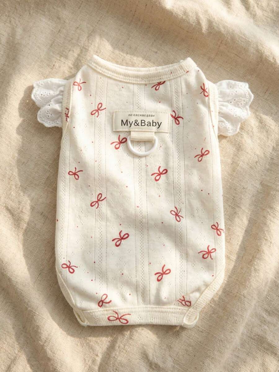 PETSIN Quần áo cho chó, quần áo cho mèo, quần áo cho động vật nhỏ bốn chân, hàng mới mùa xuân hè, quần áo cho mèo, quần áo thường ngày, quần áo mặc nhà cho chó, bộ đồ liền thân cho động vật nhỏ. - Nhiều màu - Xem 1