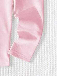 Souflis Souflis 4 Stücke Baby Mädchen einfarbige Leggings/Hosen/Strumpfhosen Set mit elastischem Bund, süßes Leoparden Muster & Herz Design, Frühlings-/Sommer-Outfits, Frühlings-Stimmung, Sommer-Stimmung, Frühlings- & Sommer-Outfits, bequem und stylisch, Mädchen Set für Alltag Outfit, Kinder Blumen Grafik Kleidung, Frühlings- & Sommer-Set, neuer Stil, Entspannung, Frühlings-Stimmung Sommer-Urlaub - Verschiedenfarbig - Übersicht 6