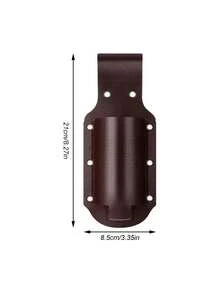Zazumi Retro Western Style Leather Beer Bottle Holder, Waist-Hung Portable Can Cooler Sleeve With Belt Loop, Waterproof PU Leather Bottle Holster For Men Women, 2 Styles (With Pen Slot/Without Pen Slot), 3 Colors (Black, Coffee, Dark Green), Perfect For Country Concert, Party, Camping, Hiking, Daily Carry, Unique Gift For Beer Lovers - Multicolor - View 3