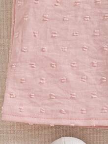 SHEIN Áo kiểu không tay viền bèo nhún cho bé gái - Màu Hồng baby - Xem 8