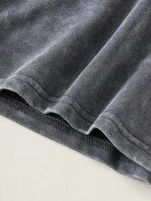 Bộ đồ 2 món cho bé trai mùa hè, phong cách thường ngày đường phố, gồm áo thun và quần short denim màu xanh dương. - Nhiều màu - Xem 6