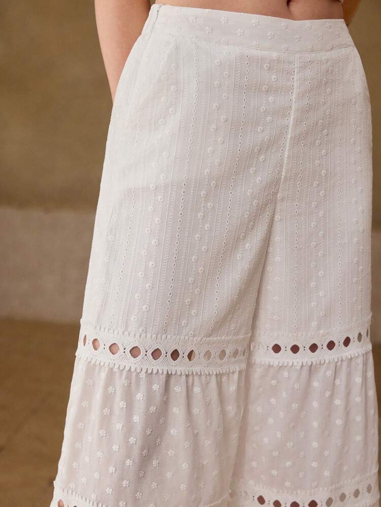FRENCH RETRO VACATION STYLE LIGHT COLOR LOOSE FLOWY WIDE LEG PANTS, SUMMER NEW ARRIVAL