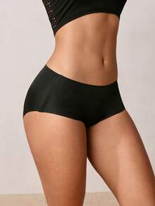 Veilyse Seamless Butt Lifting Padded Panties For Women, Peach Booty Enhancing Shapewearfor Summer - Black - View 5