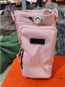 1pc Portable Water Bottle Bag, Crossbody Water Cup Holder With Adjustable Strap, Multifunctional Pouch For Travel, Hiking, Cycling With Phone Pocket - D - View 5