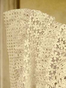 MOTF PREMIUM LACE PATCHWORK CINCHED WAIST A-LINE WOMEN'S DRESS - Apricot - View 7