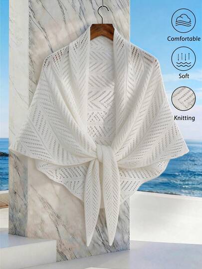 Lyxana New European & American Fashion Mixed Color Elegant Versatile Knitted Shawl Collar Cardigan Sweater