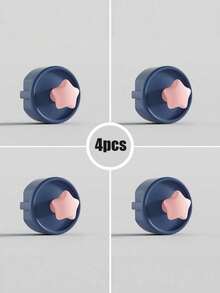 Joivida 1 cái/4 cái Nắp ổ cắm an toàn tiêu chuẩn Châu Âu, chống điện giật và chống bụi, thích hợp cho gia đình (hình trái tim và hình ngôi sao) - Tương thích với các ổ cắm tiêu chuẩn Châu Âu. - Nhiều màu - Xem 9