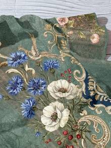 Rusticease Camisa casual de mujer con estampado de paisley y geométrico, estilo minimalista, adecuada para el verano - Multicolor - Ver 4