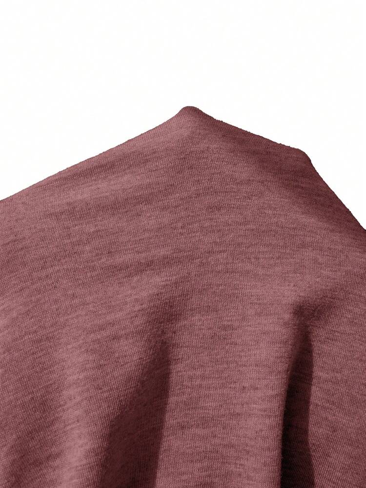 Plus Size Striped Patchwork T-Shirt + Pants, Grey 2 Pieces Set