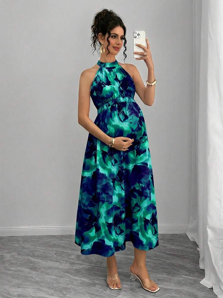 holiday pregnancy dresses Eltusu Women Maternity Dresses, Long Length Sleeveless Crewneck Clothes Hot Pink Size L, Women's, Size: Large Discover our latest collection of womens maternity dresses Fashion Floral Boho Off-the-shoulder Maternity