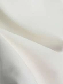 Franclia Áo sơ mi nữ tay cánh dơi cổ chữ V in họa tiết thắt khăn, màu be trơn, dáng rộng, thích hợp mặc đi làm mùa xuân/hè. - Màu be - Xem 5