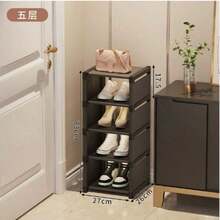 1 chiếc kệ giày có thể tháo rời 3/4/5/6/7 tầng, màu đen trắng, dễ lắp ráp, chống bụi và chống nước, tủ giày dung tích lớn cho gia đình - Nhiều màu - Xem 12