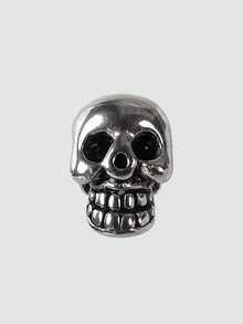 MortiRose 4PCS Gothic Style Earrings Punk Disc Studs Cartilage Earrings Stud Skull Helix Ear Tragus Piercing Body Jewelry,Goth/Gothic/Punk/Grunge/Dark Gothic,Streetwear,Summer/Festival/Prom/Party,Vintage,Stainless Steels,Hypoallergenic,Piercing - Steel color - View 7
