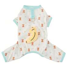 PETSIN Quần áo cho chó, quần áo cho mèo, quần áo cho động vật nhỏ bốn chân, hàng mới mùa xuân hè, quần áo cho mèo, quần áo thường ngày, quần áo mặc nhà cho chó, bộ đồ liền thân cho động vật nhỏ. - Nhiều màu - Xem 11