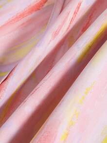 Đầm không tay phong cách tranh phong cảnh đồng quê giản dị dành cho bé gái, thích hợp cho các hoạt động thường ngày, kỳ nghỉ và giải trí. - Hồng - Xem 5