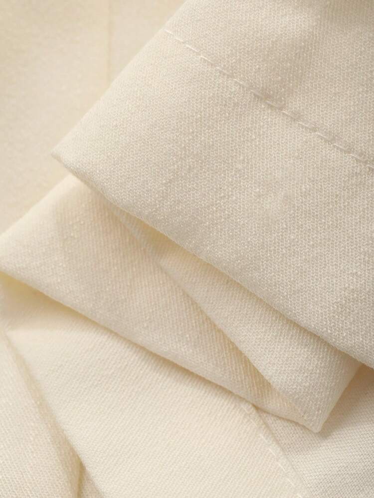 Women's Solid Color Bandeau Top And Wide Leg Pants Elegant Vacation Summer 2 Pieces Set