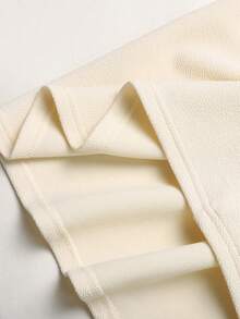 SHEIN Đầm ren tay cánh hoa phối eo cho bé gái tuổi teen, màu trắng, thanh lịch, ngọt ngào, dễ thương, thời trang, đa năng, phù hợp cho các kỳ nghỉ và tiệc tùng. - Màu be - Xem 7