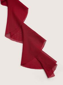 Pariaura Vestido mini casual, de commute, para citas, tardes de té, vacaciones, festivales y fiestas de noche, con tirantes finos, decoración de cinta de rosa roja, para primavera/verano - Rojo - Ver 3