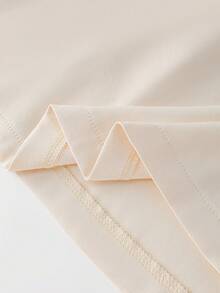 GlowEve Chân váy nữ thanh lịch màu be cạp cao, có khóa cài, thích hợp cho công sở. - Màu be - Xem 7