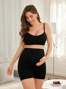 Moonlight&Mama Celana Dalam Hamil Wanita Tanpa Jahitan Berkualitas Tinggi, Nyaman, Minimalis, Warna Polos, Terlaris Tahun 2026, Kemasan Tunggal - Hitam - View 5