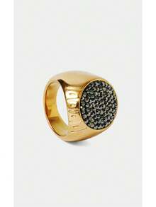 Noxbound 这款时尚的椭圆形戒指，兼具精致高端的气质，是一款个性化的优雅配饰。18K镀金，简约复古，优雅别致，适合送给妈妈、女士、女孩等各种场合，例如夏季、海滩、舞会、派对、度假、旅行等。风格融合了波西米亚风、现代感和时尚感，日常佩戴和工作日皆宜。 - 金色 - 查看 2