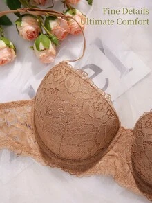 Bộ đồ lót gợi cảm 2 món dành cho ngực nhỏ, nâng đỡ và tạo khe ngực, ngăn ngừa chảy xệ, bộ đồ lót có đệm ngực. - Nhiều màu - Xem 5