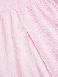 Sweetra Đầm nữ không tay cổ yếm hở lưng xẻ tà, kiểu dáng châu Âu, thời trang mùa hè mới, thắt eo, thích hợp đi nghỉ mát, dự tiệc, thanh lịch, màu đỏ. - Hồng - Xem 4