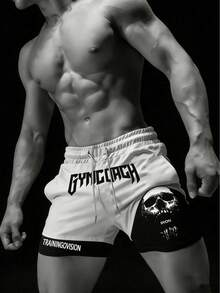 Gym Rark Men's Drawstring Waist Casual Versatile Daily Wear & Outdoor Sports Shorts - Black - View 7