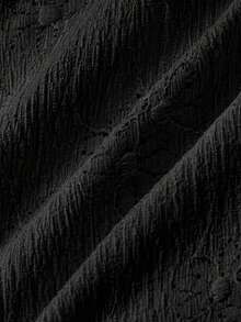 Skyraze Women's Solid Color Front Tie Ruffle Sleeve Fashionable Mini Dress - Black - View 6