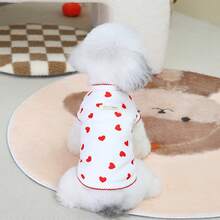 宠物春季新款狗狗服装 动物用品 宠物服装 狗狗背心 猫咪T恤 泰迪熊套装 小型动物服装 休闲酷炫背心 狗狗服装 猫咪服装 春夏两季新款背心 - 彩色 - 查看 14