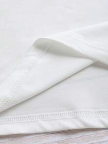 EMERY ROSE Kaos Kasual Ukuran Besar Bergambar Koktail Lemon Liqueur Spritz - Putih - View 5